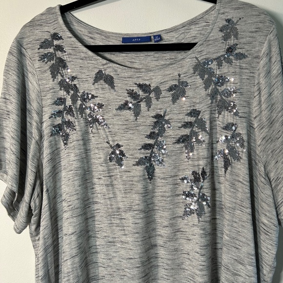 Apt 9 Sequin Tee - Picture 4 of 5